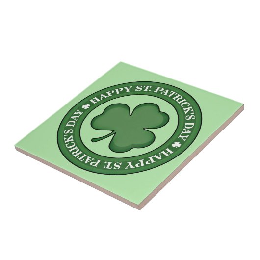 Happy St. Patricks Day Fliese (Seite)