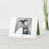 Happy St. Patrick's Day Foto Greeting Card Karte (Rückseite)