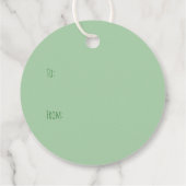 Happy St Patricks Day French Bulldogs Geschenkanhänger (Rückseite)