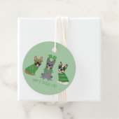 Happy St Patricks Day French Bulldogs Geschenkanhänger (Beispiel)
