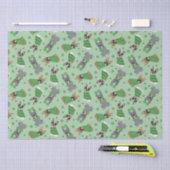 Happy St Patricks Day French Bulldogs Seidenpapier (Handwerk)