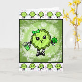 Happy St Patrick's Day | Funny Holiday Pickle Karte (Gelbe Blume)