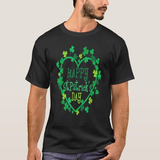 Happy St Patrick's Day Funny Saint Patrick Irish G T-Shirt (Vorderseite)