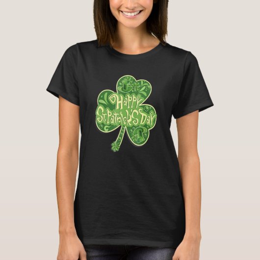 Happy St Patrick's Day Funny Saint Patrick Irish G T-Shirt (Vorderseite)