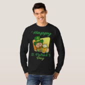Happy St Patrick's Day Funny Saint Patrick Irish M T-Shirt (Vorne ganz)