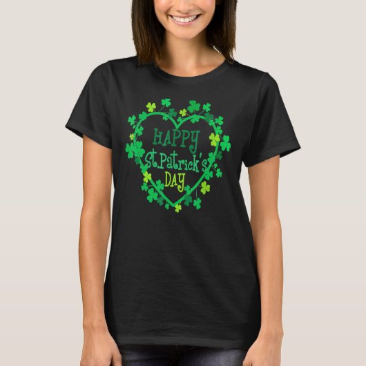 Happy St Patrick's Day Funny Saint Patrick Irish T-Shirt (Vorderseite)