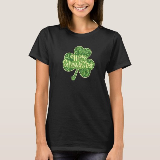 Happy St Patrick's Day Funny Saint Patrick Irish T-Shirt (Vorderseite)
