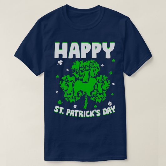 Happy St Patricks Day Funy Saint Patricks Chihuahu T-Shirt (Design vorne)