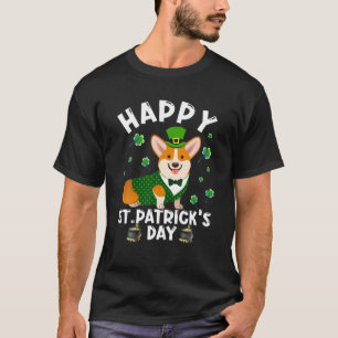 Happy St. Patrick's Day Funy Saint Patricks Corgi T-Shirt