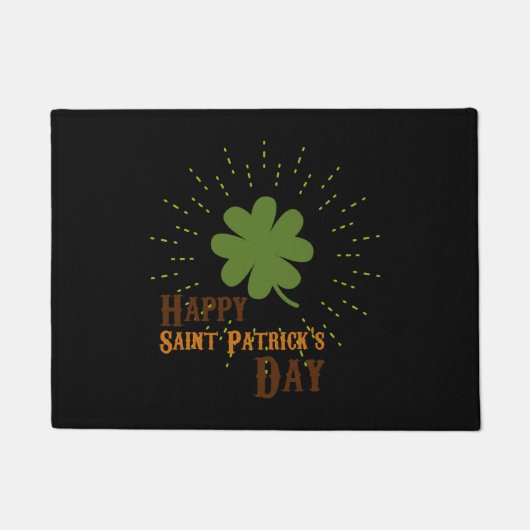 Happy St Patricks Day Fußmatte (Vorderseite)
