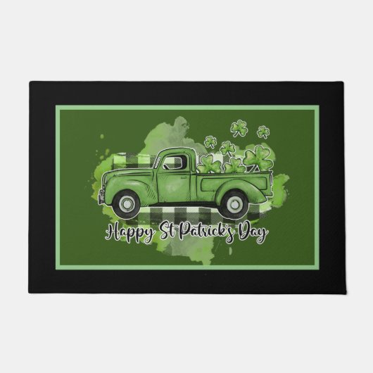 Happy St.Patrick's Day Fußmatte (Vorderseite)