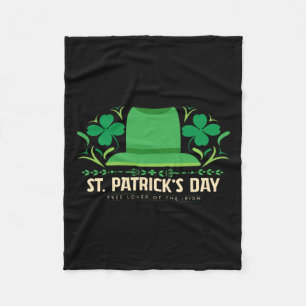 Happy St Patricks Day Geburtstag Saint Paddys Frau Fleecedecke