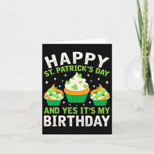 Happy St Patricks Day Geburtstag Saint Paddys Frau Karte