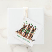 Happy St. Patrick's Day German Shepherd Hogs Geschenkanhänger (Beispiel)