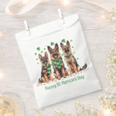 Happy St. Patrick's Day German Shepherd Hogs Geschenktütchen (Ausgeschnitten)