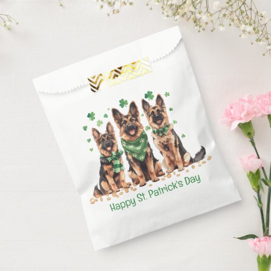 Happy St. Patrick's Day German Shepherd Hogs Geschenktütchen (Versiegelt)