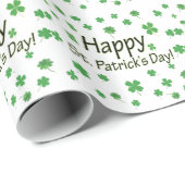 Happy St Patricks Day Geschenkpapier (Rolleneckpunkt)