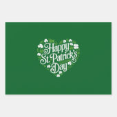 Happy St Patrick's Day Geschenkpapier Set (Vorderseite)