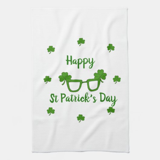 Happy St Patrick's Day Geschirrtuch (Vertikal)