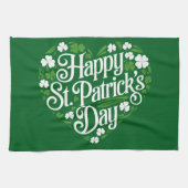 Happy St Patrick's Day Geschirrtuch (Horizontal)