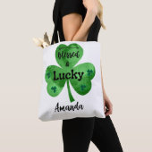 Happy St. Patrick's Day Gesegnet und Glück Tasche (Von Nahem)