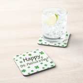 Happy St Patricks Day Getränkeuntersetzer (Rechte Seite)