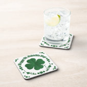 Happy St. Patrick's Day Getränkeuntersetzer (Rechte Seite)