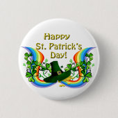 Happy St. Patrick's Day Gift Button (Vorderseite)