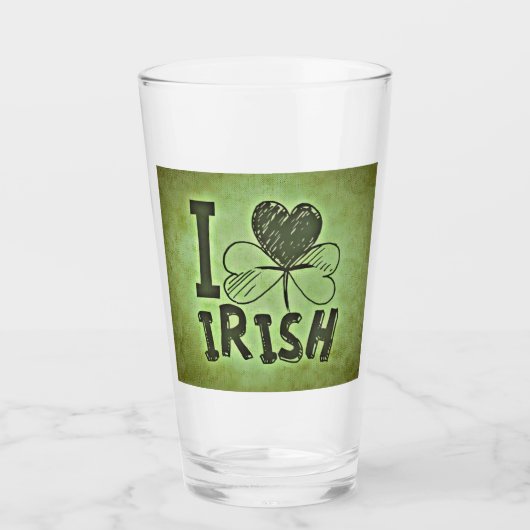 Happy St Patrick's Day Glas (Vorderseite)