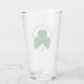 Happy St Patrick's Day Glas (Rückseite)