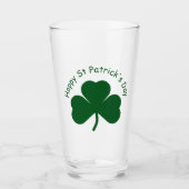 Happy St Patrick's Day Glas (Vorderseite)