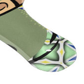 Happy St. Patrick's Day Glass Cutting Board Hund Schneidebrett (Ecke)