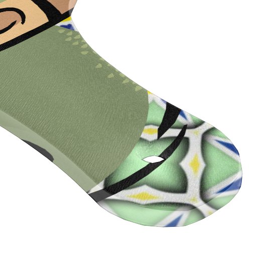 Happy St. Patrick's Day Glass Cutting Board Hund Schneidebrett (Ecke)