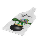 Happy St. Patrick's Day Glass Cutting Board Schneidebrett (Ecke)