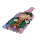 Happy St. Patrick's Day Glass Cutting Board Schneidebrett (Ecke)