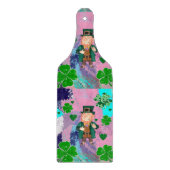 Happy St. Patrick's Day Glass Cutting Board Schneidebrett (Vorderseite)