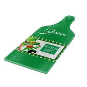 Happy St. Patrick's Day Glass Cutting Board Schneidebrett (Ecke)