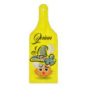 Happy St. Patrick's Day Glass Cutting Board Schneidebrett (Vorderseite)