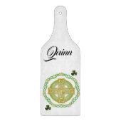 Happy St. Patrick's Day Glass Cutting Board Schneidebrett (Vorderseite)