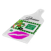 Happy St. Patrick's Day Glass Cutting Board Schneidebrett (Ecke)