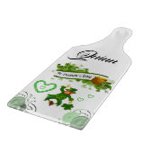 Happy St. Patrick's Day Glass Cutting Board Schneidebrett (Ecke)