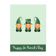 Happy St Patricks Day Gnomes Green Orange