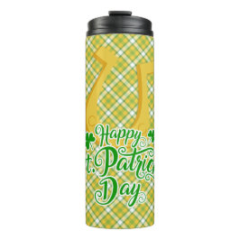 Happy St Patrick's Day - Golden Horseshoe Thermosbecher