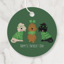 Happy St Patricks Day Goldendoodle Hunde