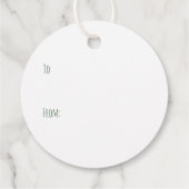 Happy St Patricks Day Goldendoodle Hunde Geschenkanhänger (Rückseite)