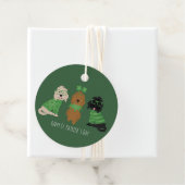 Happy St Patricks Day Goldendoodle Hunde Geschenkanhänger (Beispiel)