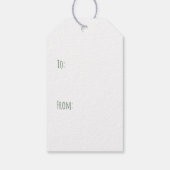 Happy St Patricks Day Goldendoodle Hunde Geschenkanhänger (Rückseite)