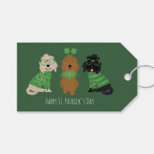 Happy St Patricks Day Goldendoodle Hunde