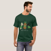 Happy St Patricks Day Goldendoodle Hunde T-Shirt (Vorne ganz)