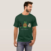 Happy St Patricks Day Goldendoodle Hunde T-Shirt (Vorne ganz)